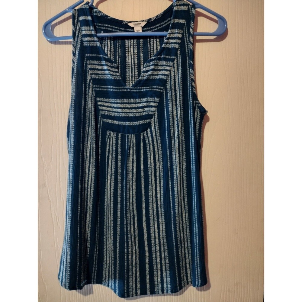 Sonoma Green Sleeveless Blouse – Size XS